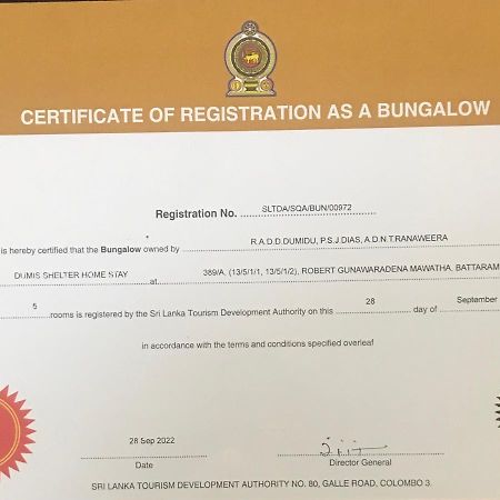 Duvi'S Shelter Bungalow Коломбо Екстериор снимка